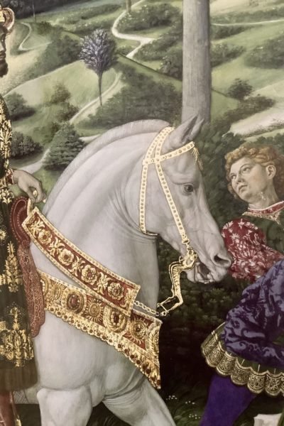 afbeelding paard op fresco