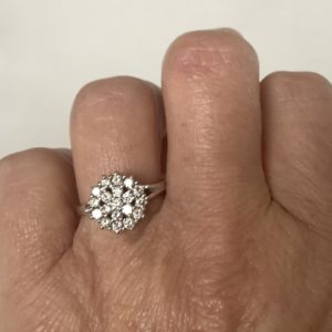 2- diamanten ring