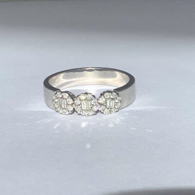 1-ring met diamanten