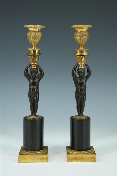 Empire Bronzen kandelaren