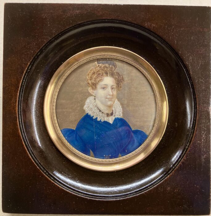 miniatuur portret meisje