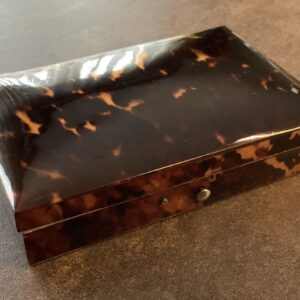 schildpaddoos met gouden naaigarnituur