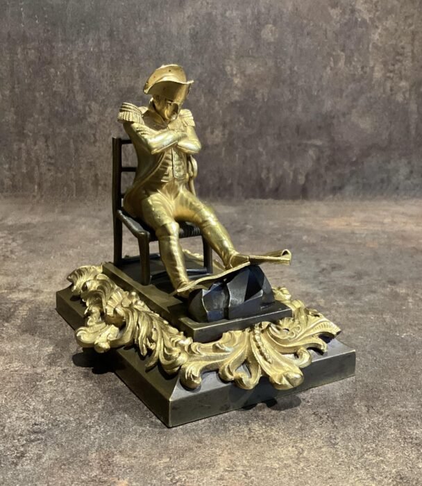 bronzen beeldje Napoleon