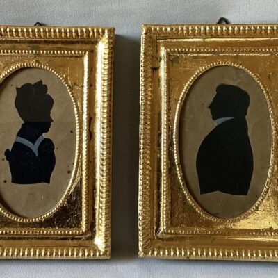 Echtpaar in silhouet