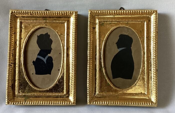 Echtpaar in silhouet