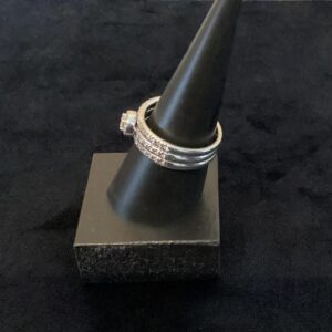 3 banden diamanten ring