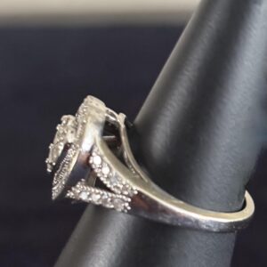 Diamanten hart ring