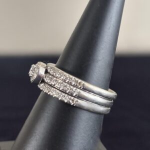 3 banden diamanten ring