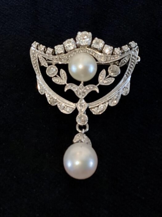 Diamanten broche