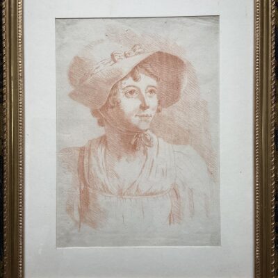 tekening vrouw met hoed tekening vrouw met hoed