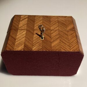 parfumdoosje met marquetry