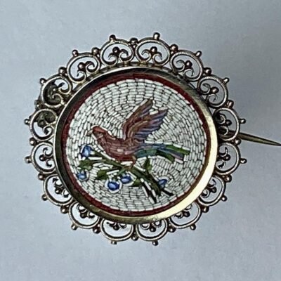 micro mozaïk broche